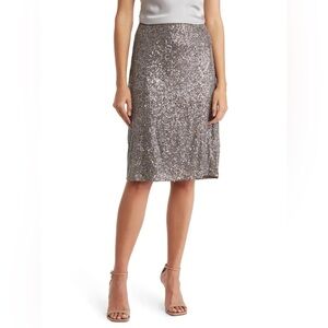 NWOT Adrienna Papell Glittery sequin pencil skirt